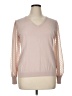 Adrianna Papell Polka Dots Pink Pullover Sweater Size XL - photo 1