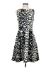 Mossimo Animal Print Black Cocktail Dress Size S - photo 1
