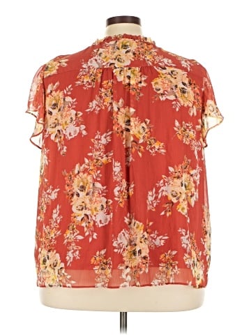 LC Lauren Conrad Short Sleeve Blouse (view 2)