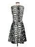 Mossimo Animal Print Black Cocktail Dress Size S - photo 2