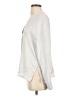 Vince. 100% Silk Silver Long Sleeve Silk Top Size S - photo 5
