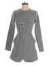 Express Stripes Gray Casual Dress Size 0 - photo 1