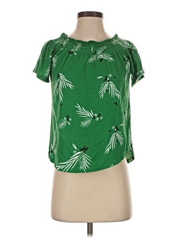 H&M L.O.G.G. Short Sleeve Blouse (view 1)