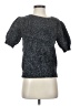 Skies Are Blue Metallic Silver Pullover Sweater Size XS - photo 1