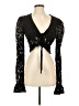 Majorelle Black Long Sleeve Top Size S - photo 1