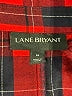 Lane Bryant 100% Rayon Plaid Red 3/4 Sleeve Button-Down Shirt Size 18 - photo 7