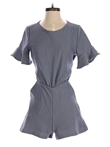 Line & Dot Romper (view 1)