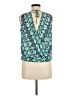 Veronica M. Teal Sleeveless Blouse Size M - photo 2
