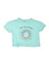 Justice Teal Short Sleeve Top Size 10 - photo 1