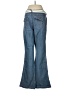 Bill Blass Jeans Chevron-herringbone Blue Jeans Size 8 - photo 2