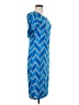 Lularoe Chevron-herringbone Blue Casual Dress Size M - photo 4