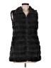 Dylan 100% Polyester Black Faux Fur Vest Size M - photo 1