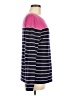 Lands' End 100% Cashmere Stripes Pink Cashmere Pullover Sweater Size M - photo 4