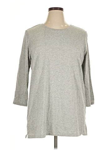 Lands' End 3/4 Sleeve T-Shirt (view 1)