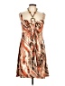DressBarn Animal Print Brown Cocktail Dress Size 12 - photo 1