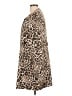 CAbi Animal Print Brown Coat Size L - photo 5