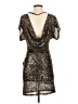 Express Metallic Silver Cocktail Dress Size XS - photo 2