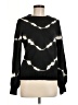 Simply Vera Vera Wang 100% Acrylic Chevron-herringbone Black Pullover Sweater Size M - photo 1