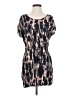Eight Sixty 100% Rayon Print Brown Casual Dress Size S - photo 1