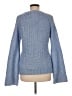 Moth Solid Blue Pullover Sweater Size M - photo 2