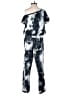 Fate 100% Polyester Tie-dye White Jumpsuit Size S - photo 2