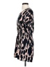 Eight Sixty 100% Rayon Print Brown Casual Dress Size S - photo 5
