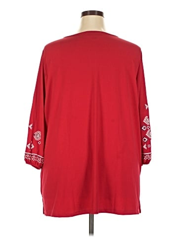 Catherines 3/4 Sleeve Blouse (view 2)