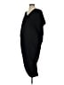 Hatch 100% Polyester Black Casual Dress Size P Maternity (Petite) - photo 1