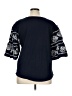 Chico's Blue Black 3/4 Sleeve Top Size XL (3) - photo 2