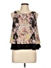 Bar III 100% Polyester Black Sleeveless Blouse Size L - photo 1