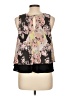 Bar III 100% Polyester Black Sleeveless Blouse Size L - photo 2