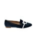 Talbots 100% Leather Solid Hearts Blue Flats Size 7 1/2 - photo 1