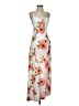 Forever 21 100% Rayon Floral White Casual Dress Size S - photo 1