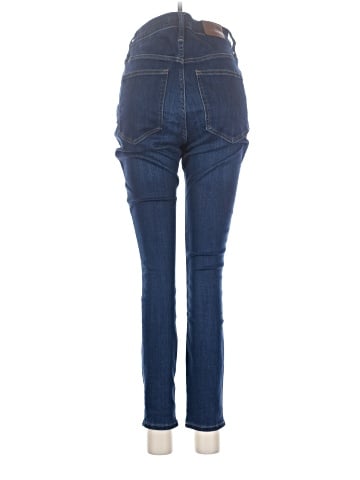 Madewell Curvy High-Rise Skinny Jeans in Sussex Wash: TENCEL&trade; Denim Edition (view 2)