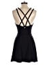 Fabletics Solid Black Cocktail Dress Size S - photo 2