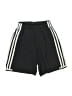 Adidas 100% Polyester Stripes Black Athletic Shorts Size M (kids) - photo 1