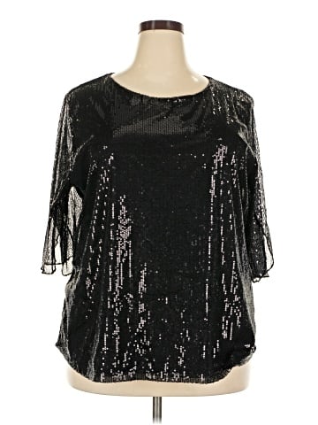 NY Collection 3/4 Sleeve Blouse (view 1)