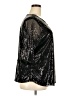 NY Collection 100% Polyester Black 3/4 Sleeve Blouse Size 2X - photo 4