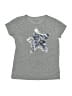 Crewcuts Stars Silver Short Sleeve Top Size 10 - photo 1