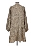 TEMOFON Animal Print Tan Casual Dress Size L - photo 2