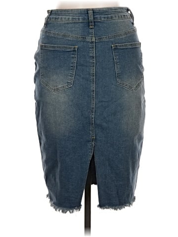 Unbranded Denim Skirt (view 2)