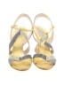 Rene Caovilla Color Block Gold Yellow Sandals Size EU 39 - photo 2