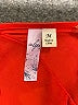 Alya 100% Polyester Orange Short Sleeve Blouse Size M - photo 7