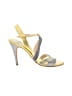 Rene Caovilla Color Block Gold Yellow Sandals Size EU 39 - photo 1