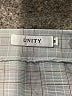 Unity Plaid Gray Formal Skirt Size M - photo 3