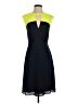 BCBGMAXAZRIA Color Block Blue Cocktail Dress Size 2 - photo 1