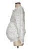Gap - Maternity 100% Polyester White Long Sleeve Blouse Size XS - photo 5