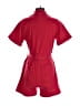Skies Are Blue Solid Red Romper Size S - photo 2