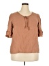 Shein Brown 3/4 Sleeve Blouse Size XXL - photo 1