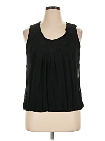 Elie Tahari Sleeveless Silk Top (view 1)